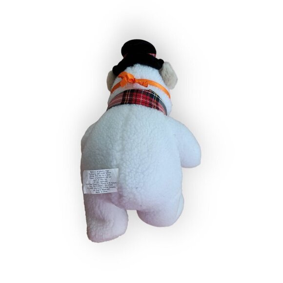 Vintage **Starbucks Snowman** Christmas Bear Plush 1990s - Picture 3 of 6